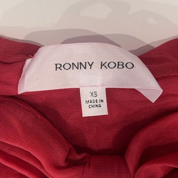 New Ronny Kobo Nadee Top in Ombre Fuchsia Multi Revolve XS - Picture 7 of 8